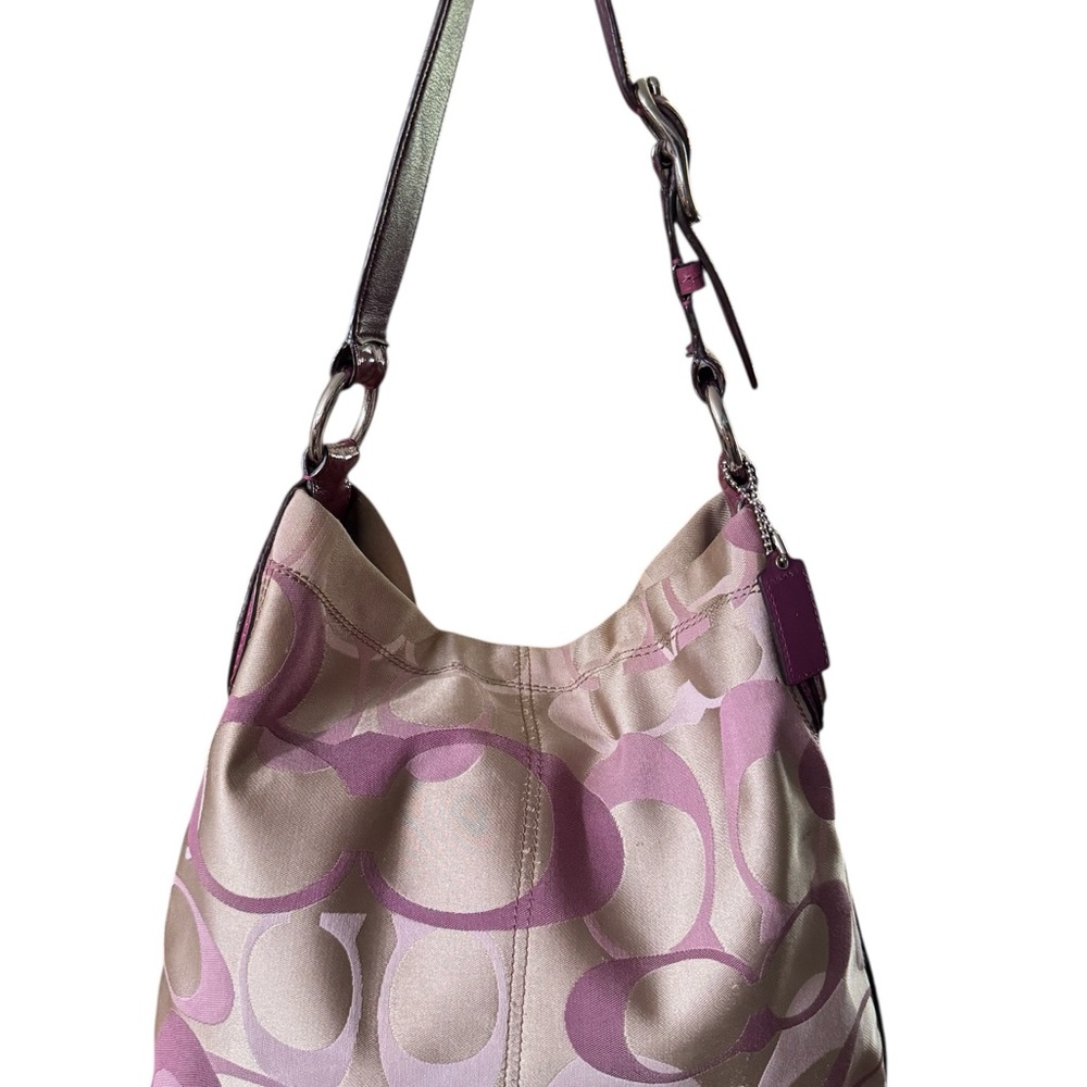 Coach Pink and Cream Hobo Bag